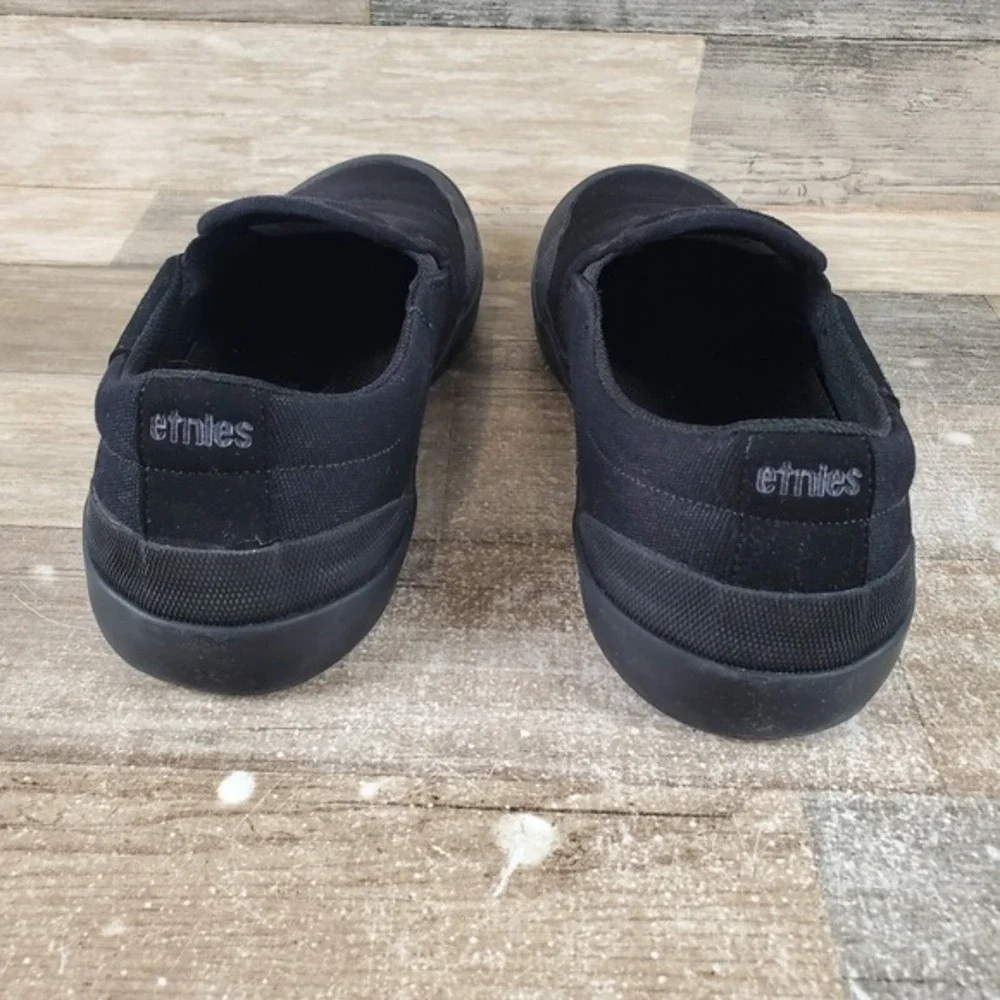Etnies Marana XLT Mens Shoes Sz 8 Black Athletic Leather Skate‎ Slip On Sneakers